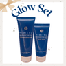 Picture of himitsu Glow set having whipped cream facewash & sleep mask 